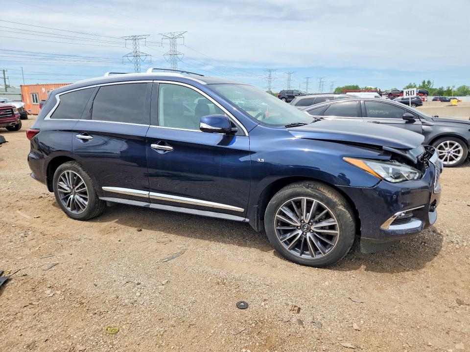 2020 Infiniti Qx60 VIN 5N1DL0MM2LC517028 COPART salvage auction — FRONT END, Il - Salvage Certificate, sold $7,000 on 2026-07-09 (photo 4)