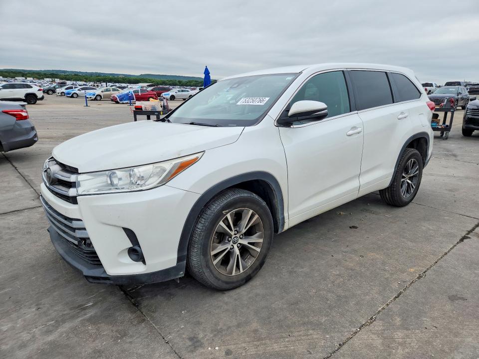 2018 Toyota VIN 5TDZZRFH3JS239636 COPART salvage auction — FRONT END, Tx - Salvage Vehicle Title, sold $4,650 on 2026-07-02 (photo 1)