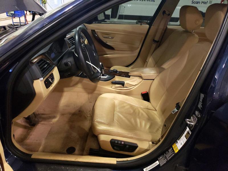 2014 BMW 3er VIN WBA3B5C58EF599744 COPART salvage auction — HAIL, Mn - Cert Of Title-Prior Salvage, sold $2,700 on 2026-07-13 (photo 7)