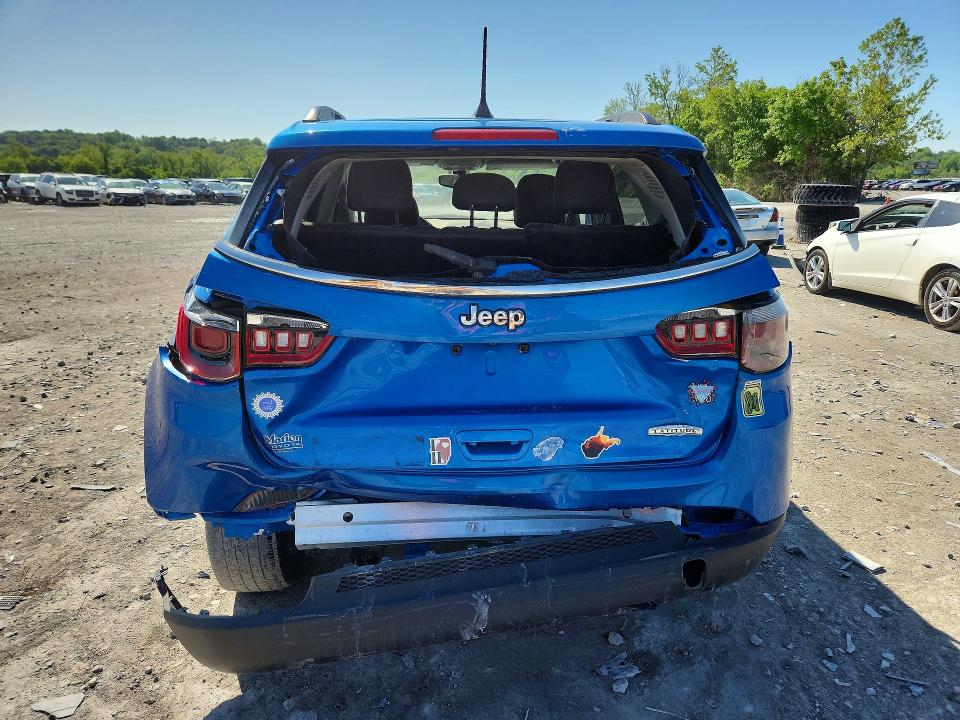 2019 Jeep Compass VIN 3C4NJCBB7KT778062 COPART salvage auction — REAR END, Wv - Salvage Certificate, sold $2,700 on 2026-08-03 (photo 6)
