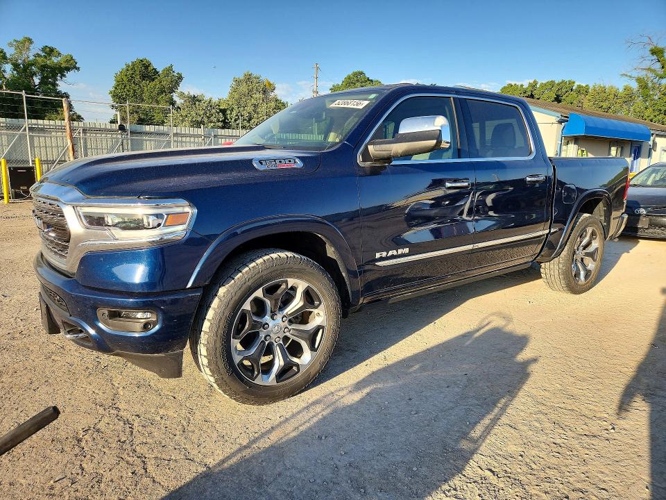 2021 Ram 1500 VIN 1C6SRFHM9MN683339 COPART salvage auction — HAIL, KS - CERT OF TITLE-SALVAGE, sold $10,500 on 2026-07-29 (photo 1)