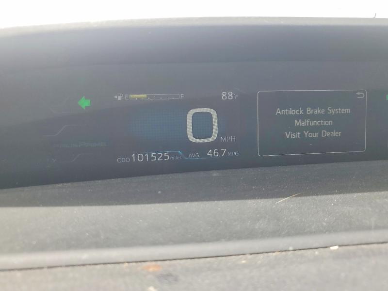 2018 Toyota Prius VIN JTDKARFP8J3068903 COPART salvage auction — FRONT END, Mo - Salvage Certificate Of Title, sold $6,400 on 2026-07-28 (photo 9)