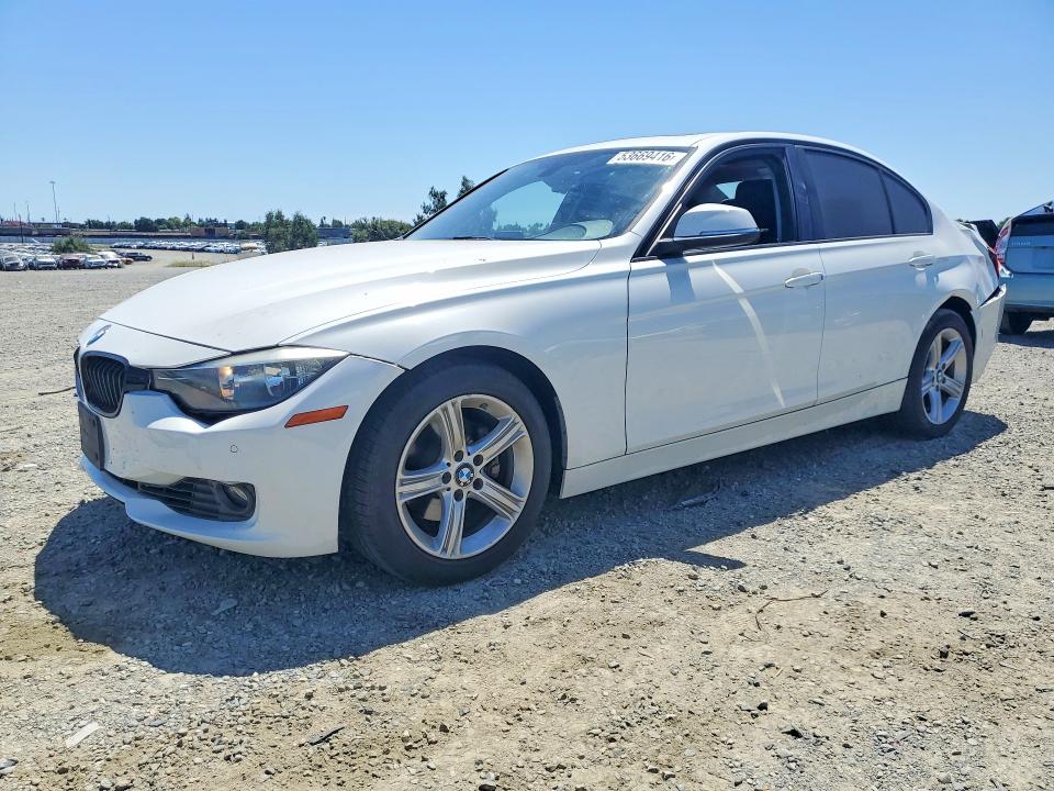 2015 BMW 3 series VIN WBA3A5G55FNS91046 COPART salvage auction — REAR END, Ca - Salvage Certificate, sold $2,450 on 2026-08-13 (photo 1)