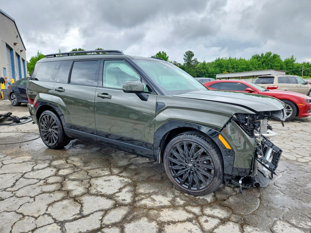 2025 Hyundai Santa Fe VIN 5NMP54GLXSH088260 COPART salvage auction — Front End, TN - SALVAGE CERTIFICATE, sold $8,700 on 2026-07-09 (photo 4)