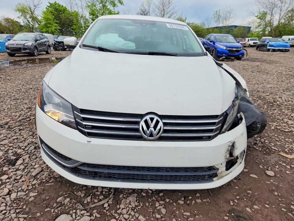 2015 Volkswagen Passat VIN 1VWAS7A3XFC020812 COPART salvage auction — FRONT END, Pa - Certificate Of Salvage, sold $1,250 on 2026-07-27 (photo 5)