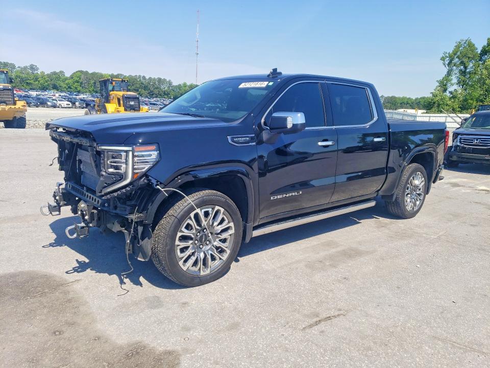 2025 Gmc VIN 1GTUUHELXSZ247841 COPART salvage auction — FRONT END, Nc - Salvage Certificate Of Title, sold $34,750 on 2026-07-02 (photo 1)