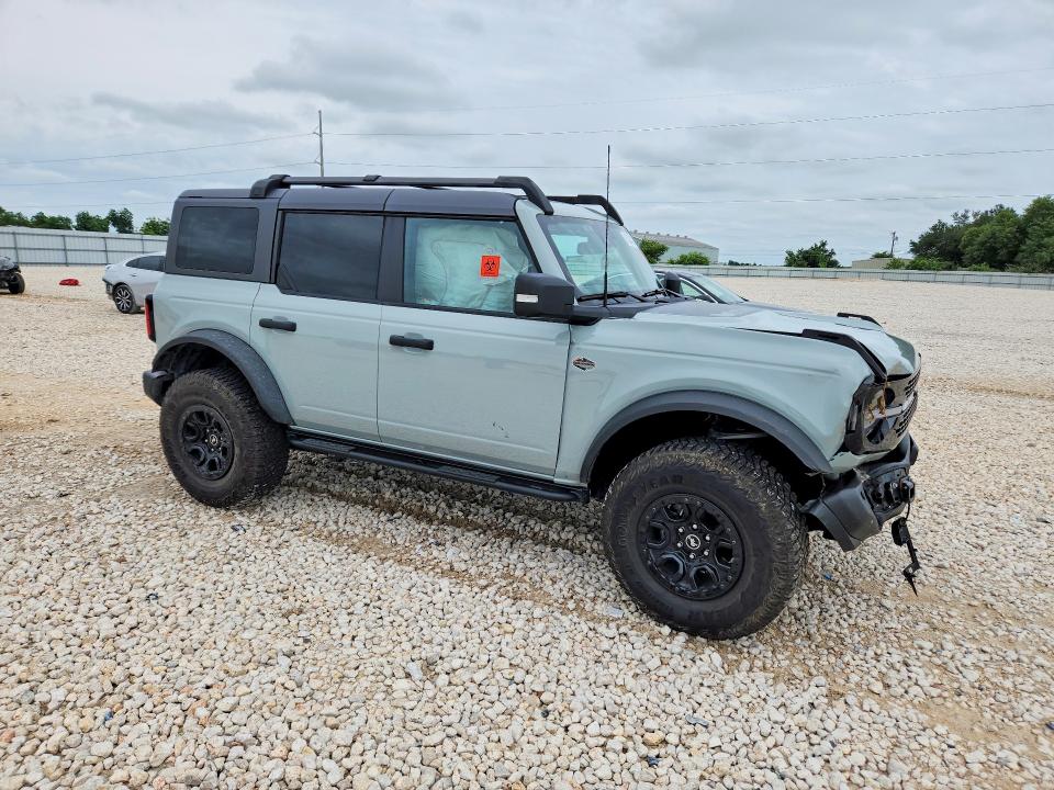 2023 Ford Bronco VIN 1FMEE5DP9PLA83525 COPART salvage auction — FRONT END, Tx - Salvage Vehicle Title, sold $70 on 2026-07-02 (photo 4)