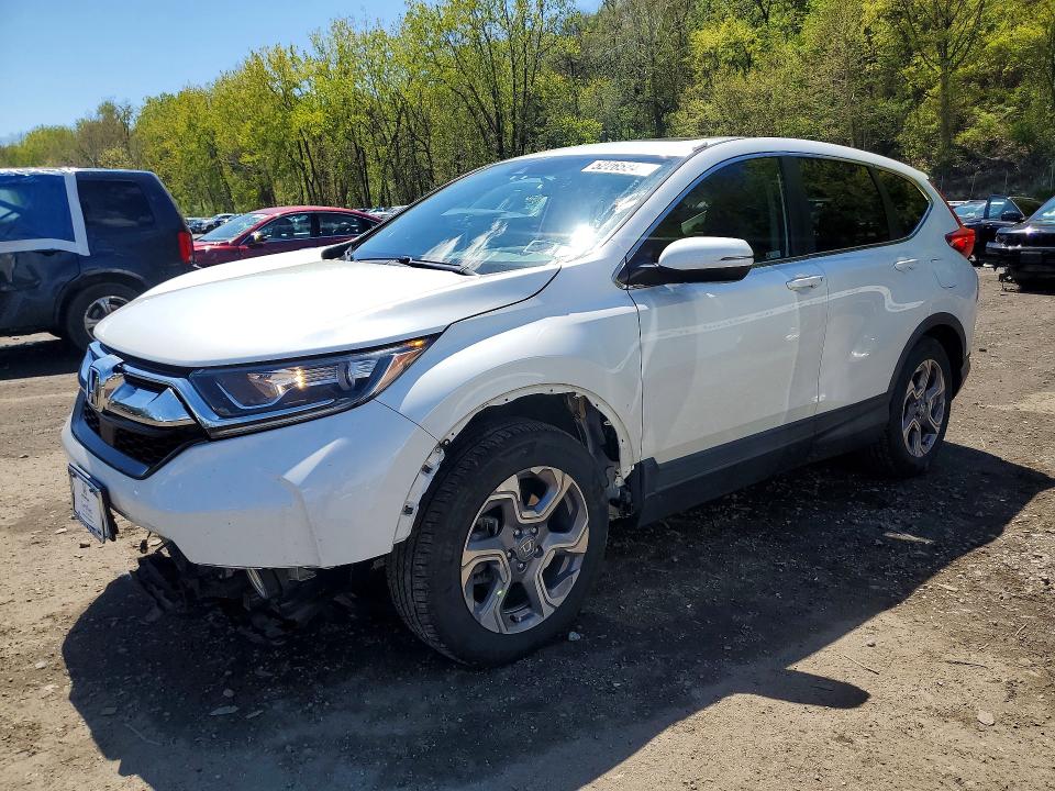 2019 Honda Cr-v VIN 7FARW2H59KE059283 COPART salvage auction — FRONT END, NY - MV-907A SALVAGE CERTIFICATE, sold $8,300 on 2026-07-07 (photo 1)