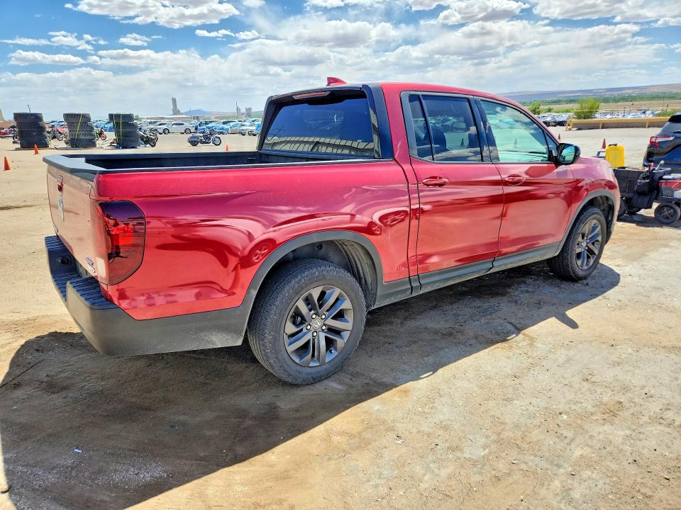 2021 Honda Ridgeline VIN 5FPYK3F18MB017450 COPART salvage auction — MINOR DENT/SCRATCHES, Nm - Cert Of Title-Salvage, sold $11,000 on 2026-07-09 (photo 3)
