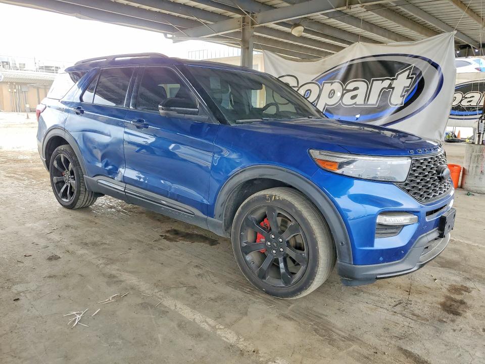 2020 Ford Explorer VIN 1FM5K8GCXLGD06712 COPART salvage auction — SIDE, CA - CERTIFICATE OF TITLE, sold $6,300 on 2026-07-09 (photo 4)