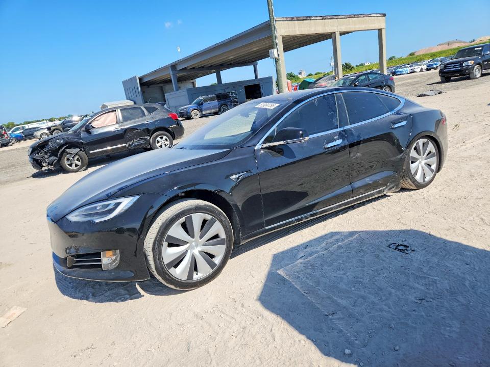2021 Tesla Model s VIN 5YJSA1E29MF425715 COPART salvage auction — SIDE, Fl - Certificate Of Destruction, sold $8,300 on 2026-07-09 (photo 1)