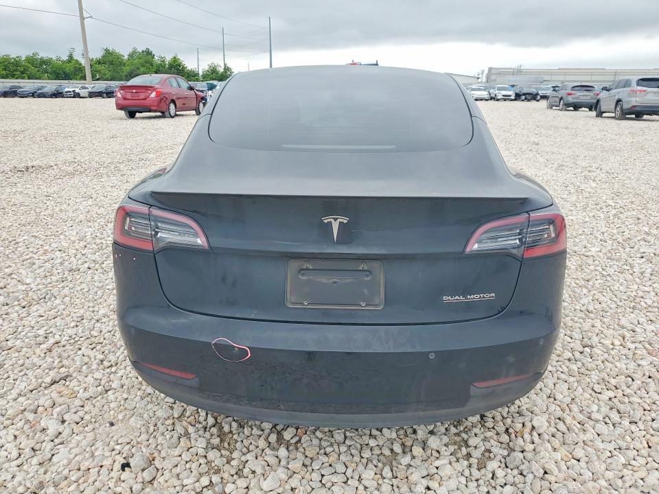 2022 Tesla VIN 5YJ3E1EC0NF293933 COPART salvage auction — SIDE, Tx - Salvage Vehicle Title, sold $10,000 on 2026-07-02 (photo 6)