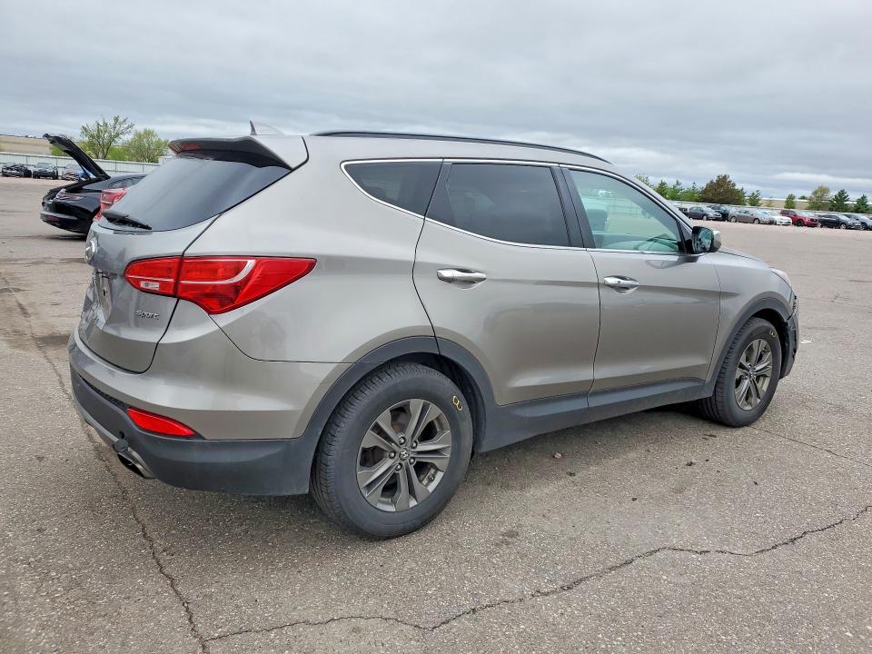 2014 Hyundai Santa fe VIN 5XYZU3LB7EG229352 COPART salvage auction — REAR END, Mn - Cert Of Title-Prior Salvage, sold $2,000 on 2026-07-21 (photo 3)
