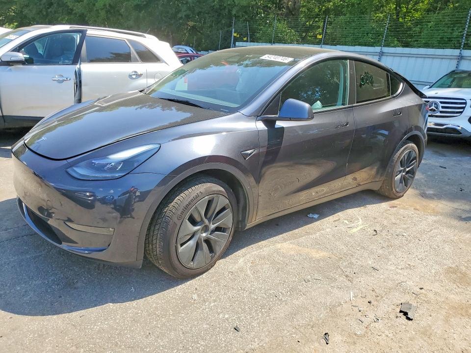 2025 Tesla VIN 7SAYGDEE3SA356280 COPART salvage auction — REAR END, Ga - Cert Of Title-Salvage, sold $12,300 on 2026-07-09 (photo 1)