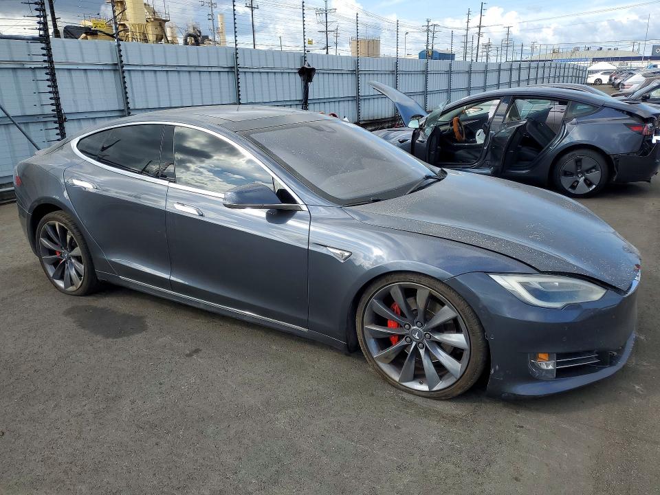 2016 Tesla Model s VIN 5YJSA1E43GF141454 COPART salvage auction — FRONT END, Ca - Salvage Certificate, sold $4,800 on 2026-07-22 (photo 4)