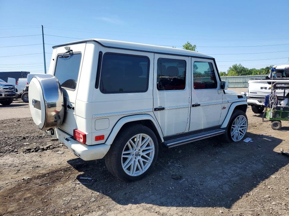 2011 Mercedes-benz G-class VIN WDCYC3HF6BX190945 COPART salvage auction — FRONT END, MI - CERTIFICATE OF TITLE, sold $14,700 on 2026-07-10 (photo 3)