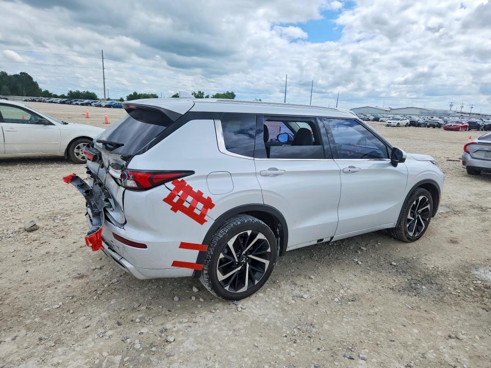 2022 Mitsubishi Outlander VIN JA4J3VA82NZ010023 COPART salvage auction — REAR END, Tx - Salvage Vehicle Title, sold $5,800 on 2026-07-23 (photo 3)