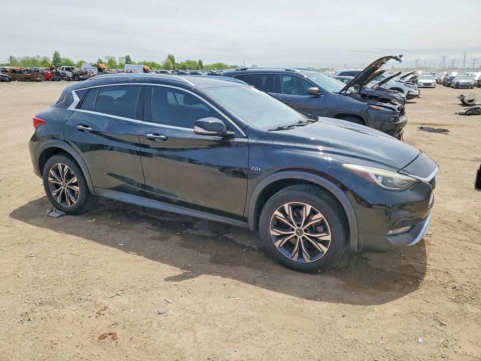 2017 Infiniti VIN SJKCH5CR0HA022855 COPART salvage auction — HAIL, Il - Salvage Certificate, sold $250 on 2026-07-21 (photo 4)
