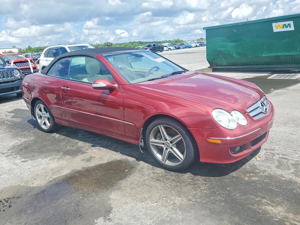 2009 Mercedes-benz Clk-class VIN WDBTK56F39T108803 COPART salvage auction — REAR END, FL - CERT OF TITLE SLVG REBUILDABLE, sold $375 on 2026-07-14 (photo 4)