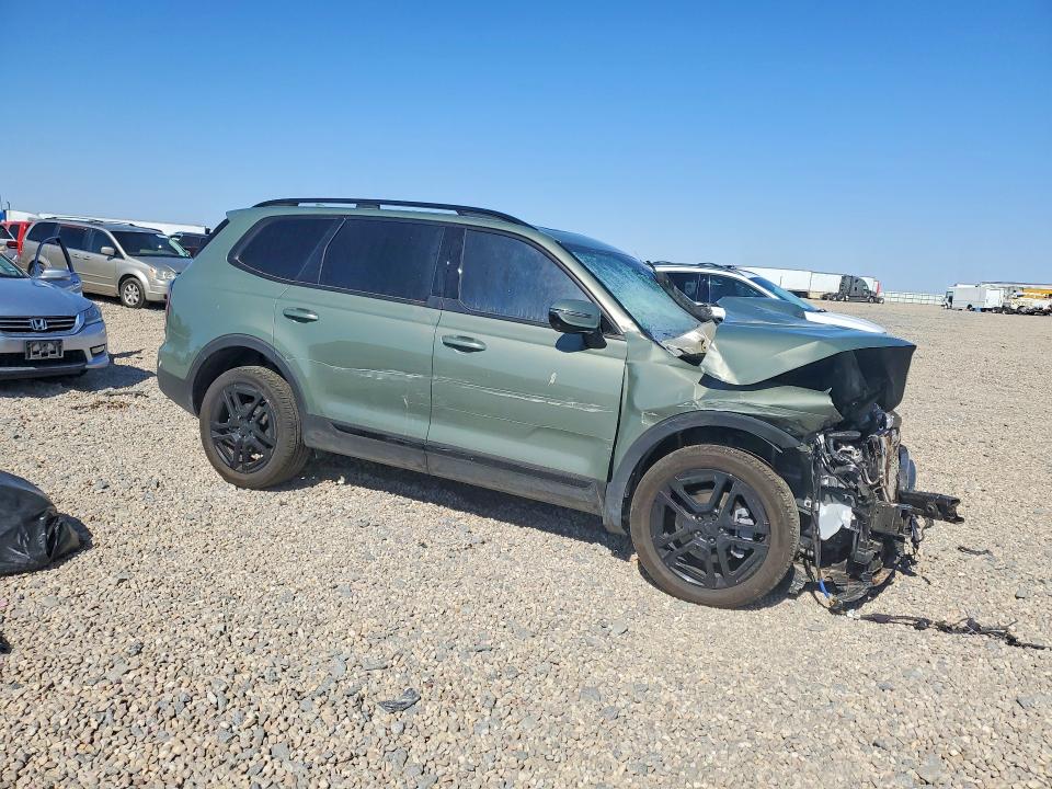 2025 Kia Telluride VIN 5XYP5DGC7SG699633 COPART salvage auction — FRONT END, Tx - Salvage Vehicle Title, sold $250 on 2026-07-28 (photo 4)