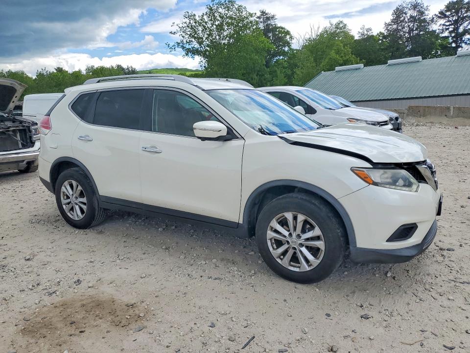 2015 Nissan Rogue VIN KNMAT2MT2FP523645 COPART salvage auction — FRONT END, Ma - Cert Of Title-Reconstrctd Coll, sold $625 on 2026-07-22 (photo 4)