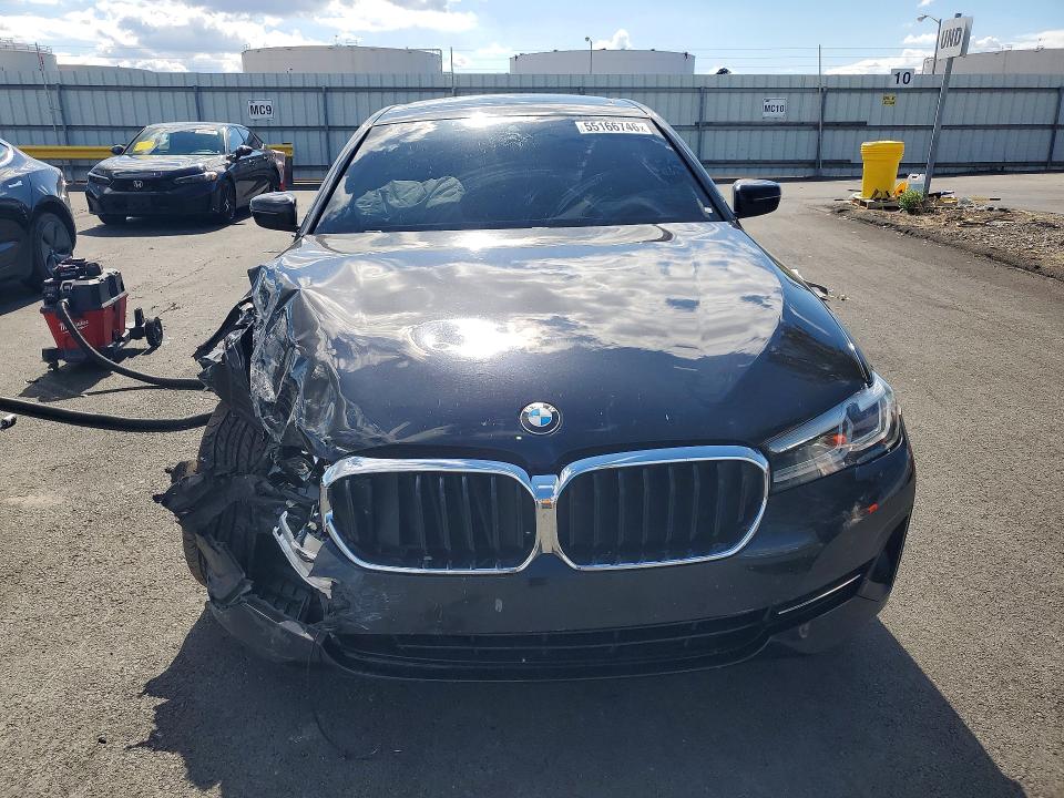 2023 BMW 5er VIN WBA33AG01PCL69696 COPART salvage auction — FRONT END, Ca - Salvage Certificate, sold $8,100 on 2026-07-20 (photo 5)