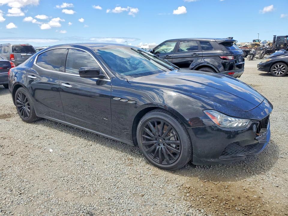 2016 Maserati Ghibli VIN ZAM57XSA6G1175689 COPART salvage auction — MINOR DENT/SCRATCHES, CA - DIS/DLR/EXP ONLY CLEAN TITLE, sold $4,100 on 2026-07-27 (photo 4)