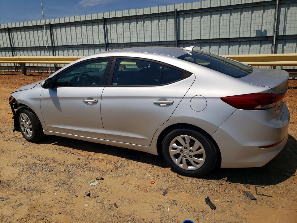 2017 Hyundai Elantra VIN KMHD74LF6HU071210 COPART salvage auction — FRONT END, Va - Cert Of Title - Salvage, sold $1,550 on 2026-07-17 (photo 2)