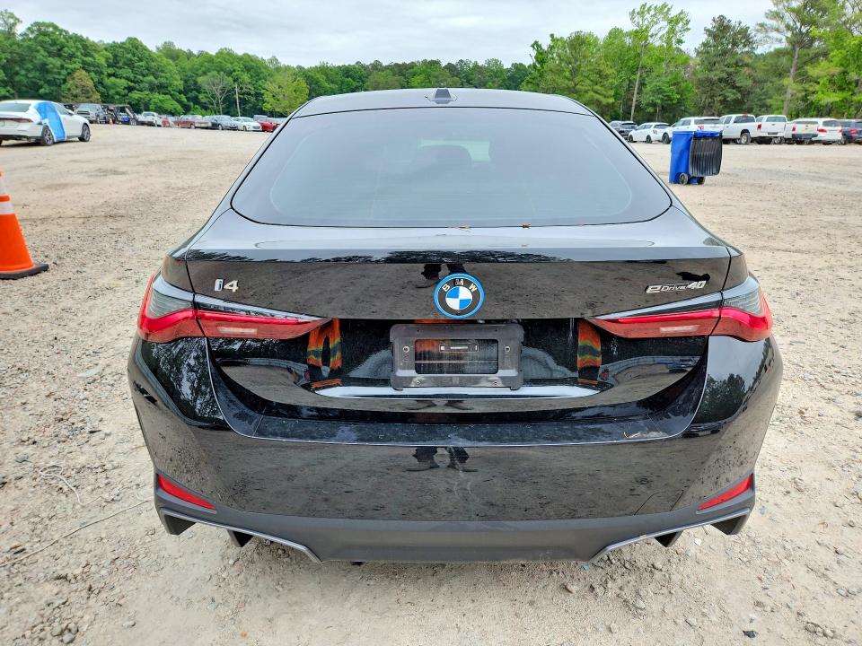 2025 BMW I4 VIN WBY23HD06SFV77753 COPART salvage auction — FRONT END, Nc - Salvage Certificate Of Title, sold $9,300 on 2026-07-31 (photo 6)