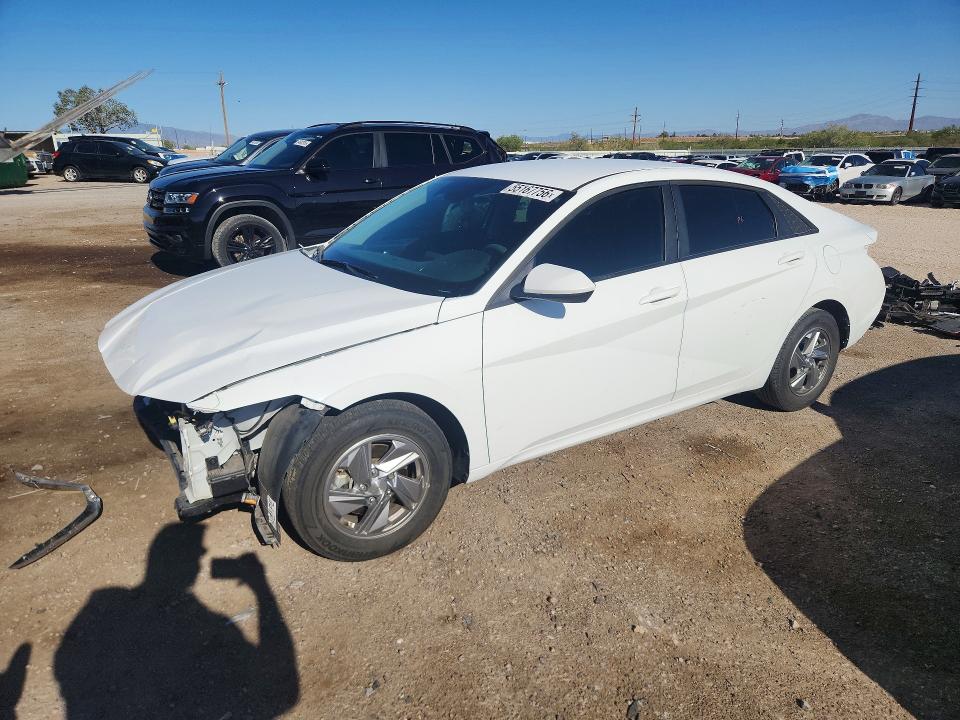2025 Hyundai Elantra VIN KMHLL4DG7SU864814 COPART salvage auction — FRONT END, Az - Cert Of Title - Salvage, sold $5,200 on 2026-07-10 (photo 1)