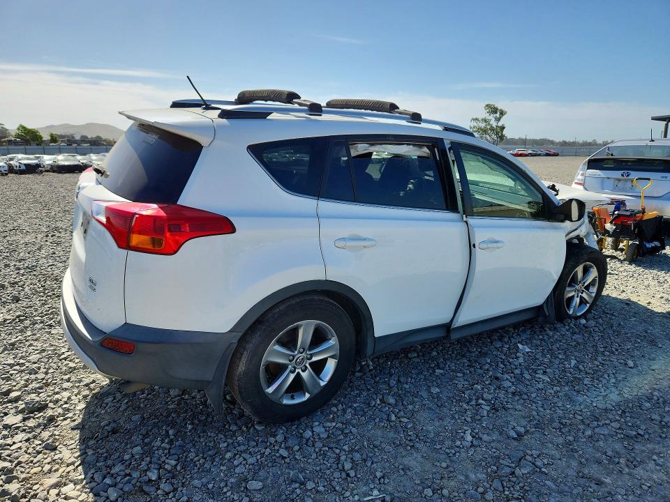 2015 Toyota Rav 4 VIN JTMRFREV9FJ033872 COPART salvage auction — FRONT END, Ca - Salvage Certificate, sold $2,100 on 2026-07-02 (photo 3)