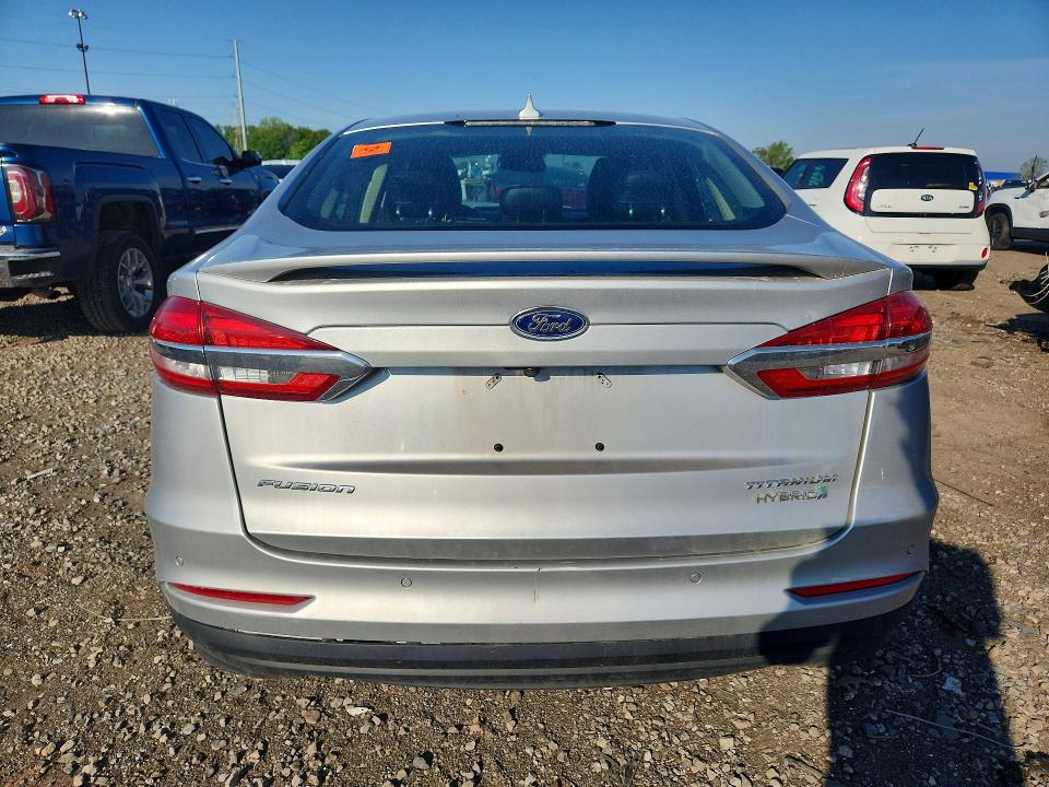 2019 Ford Fusion VIN 3FA6P0RU6KR259323 COPART salvage auction — FRONT END, MI - CERTIFICATE OF TITLE, sold $650 on 2026-07-02 (photo 6)