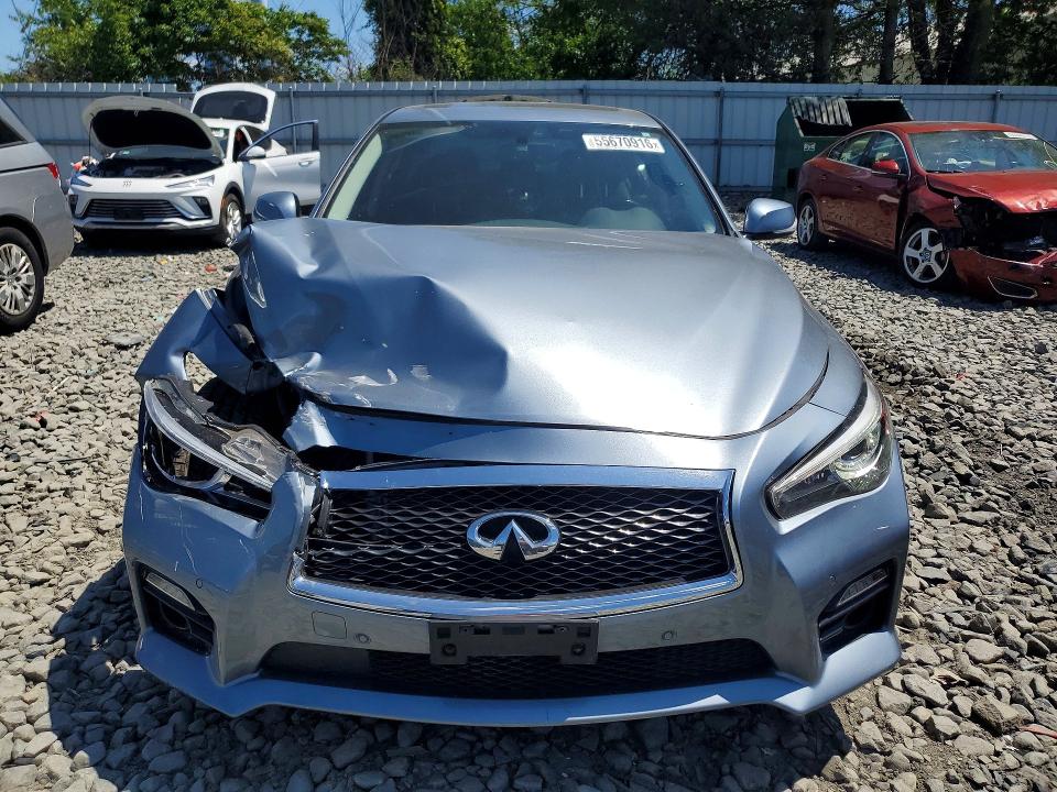 2014 Infiniti Q50 VIN JN1BV7AR2EM703523 COPART salvage auction — FRONT END, Nj - Cert Of Title-Salvage, sold $6,600 on 2026-07-20 (photo 5)