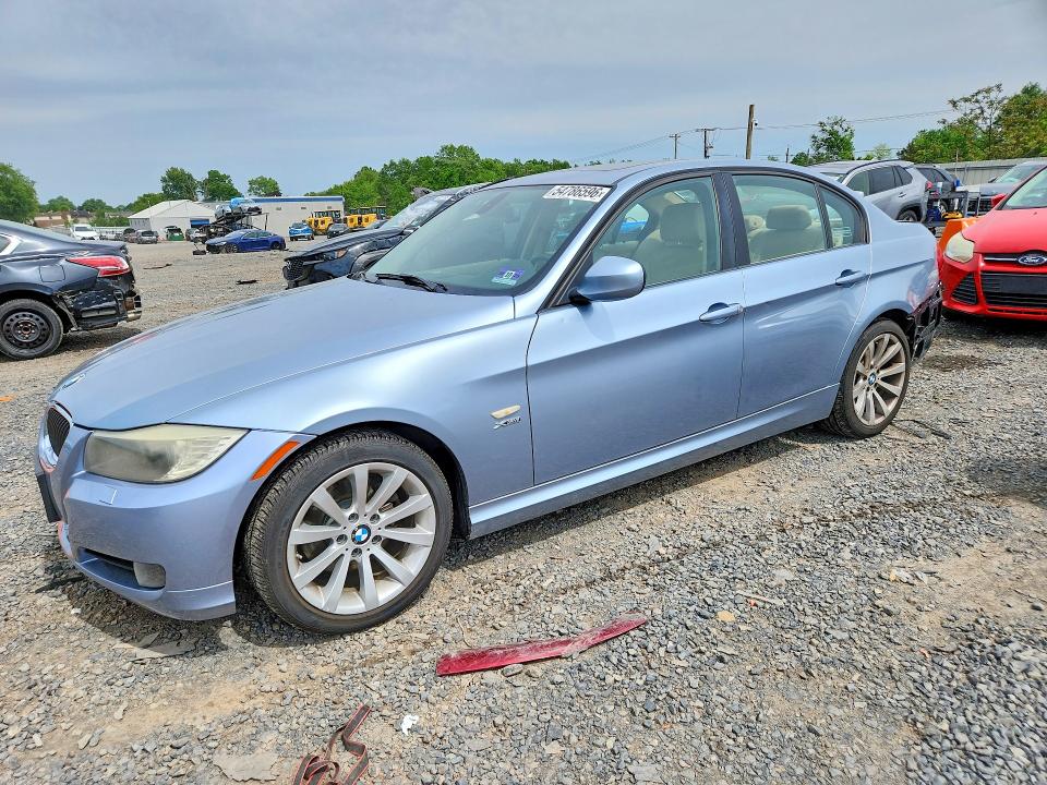 2011 BMW 3 series VIN WBAPK5G51BNN29094 COPART salvage auction — REAR END, NJ - CERT OF TITLE-SALVAGE (P), sold $350 on 2026-07-10 (photo 1)