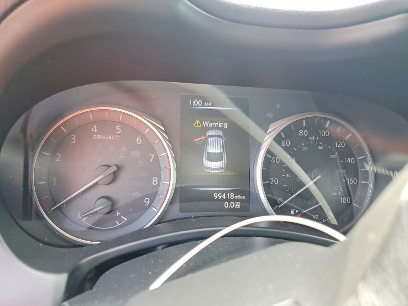 2019 Infiniti Q50 VIN JN1EV7AR7KM559458 COPART salvage auction — FRONT END, Fl - Cert Of Ttl-Rebuilt&Slvg Rbld, sold $1,600 on 2026-07-22 (photo 9)