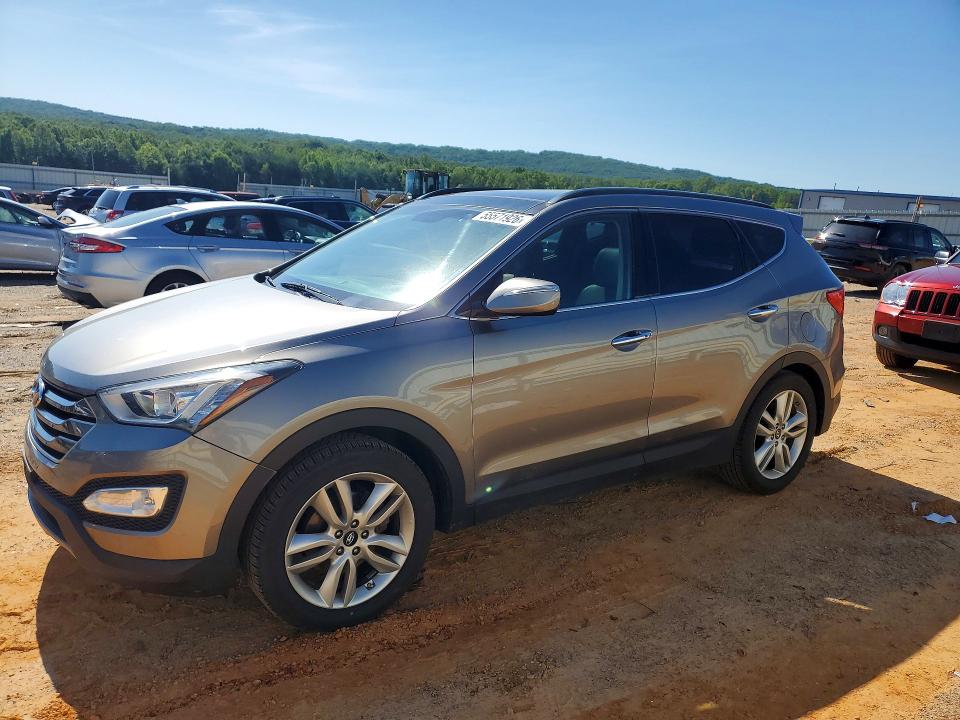 2016 Hyundai Santa fe VIN 5XYZW4LA2GG348601 COPART salvage auction — MECHANICAL, Va - Certificate Of Title, sold $2,050 on 2026-07-10 (photo 1)