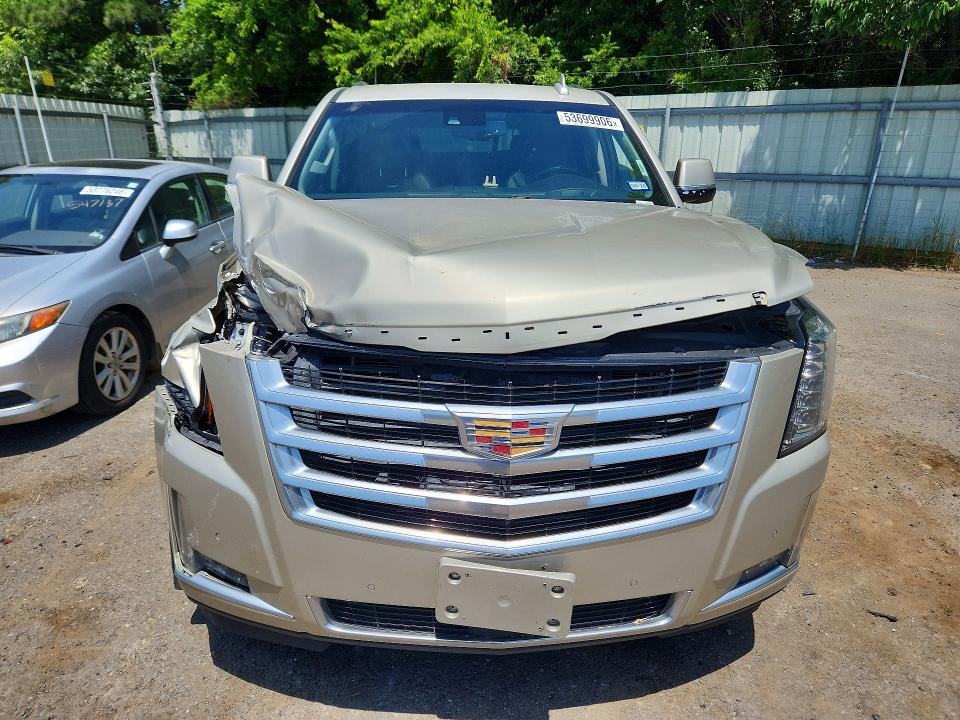 2016 Cadillac Escalade VIN 1GYS3CKJ7GR338633 COPART salvage auction — FRONT END, Id - Salvage Certificate Of Title, sold $4,350 on 2026-07-02 (photo 5)
