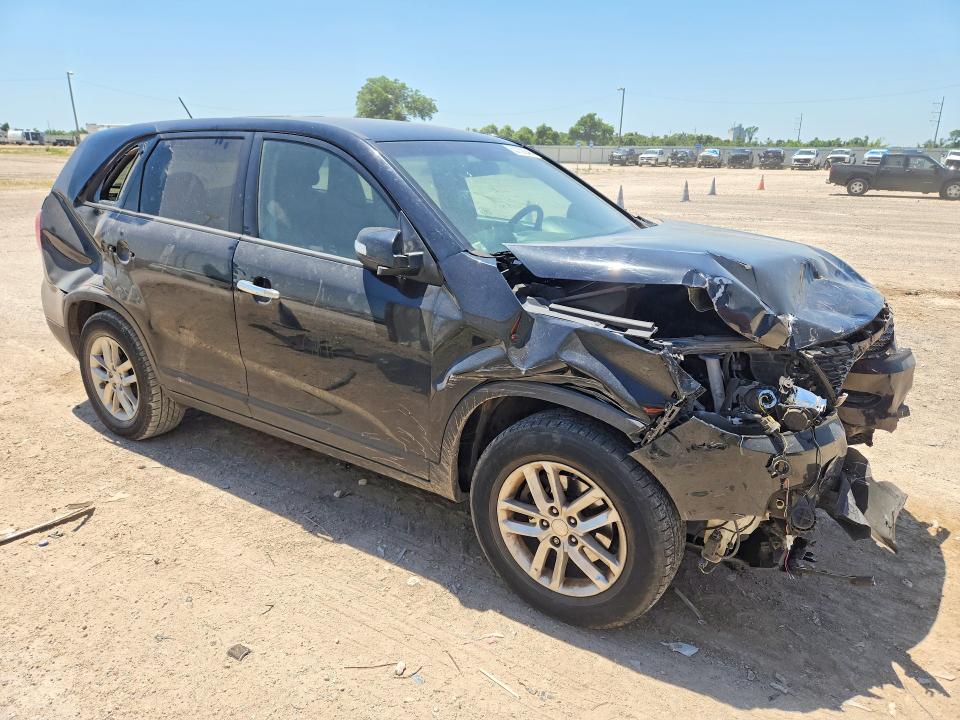 2014 Kia VIN 5XYKT3A61EG427659 COPART salvage auction — FRONT END, Tx - Salvage Vehicle Title, sold $375 on 2026-07-22 (photo 4)