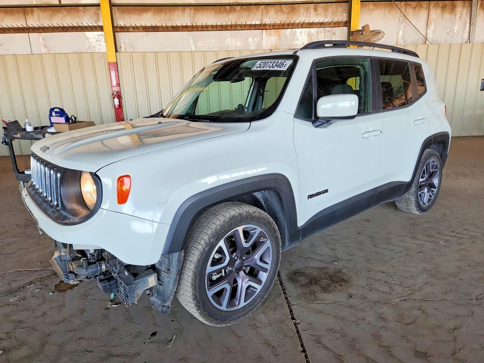 2016 Jeep Renegade VIN ZACCJABW5GPD76599 COPART salvage auction — FRONT END, Salvage Title, sold $3,000 on 2026-08-03 (photo 1)