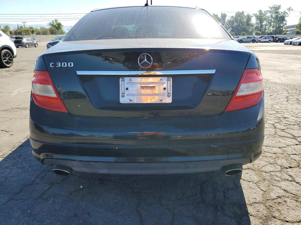 2010 Mercedes-benz C class VIN WDDGF5EB1AF424814 COPART salvage auction — FRONT END, CA - SALVAGE CERTIFICATE, sold $600 on 2026-07-13 (photo 6)