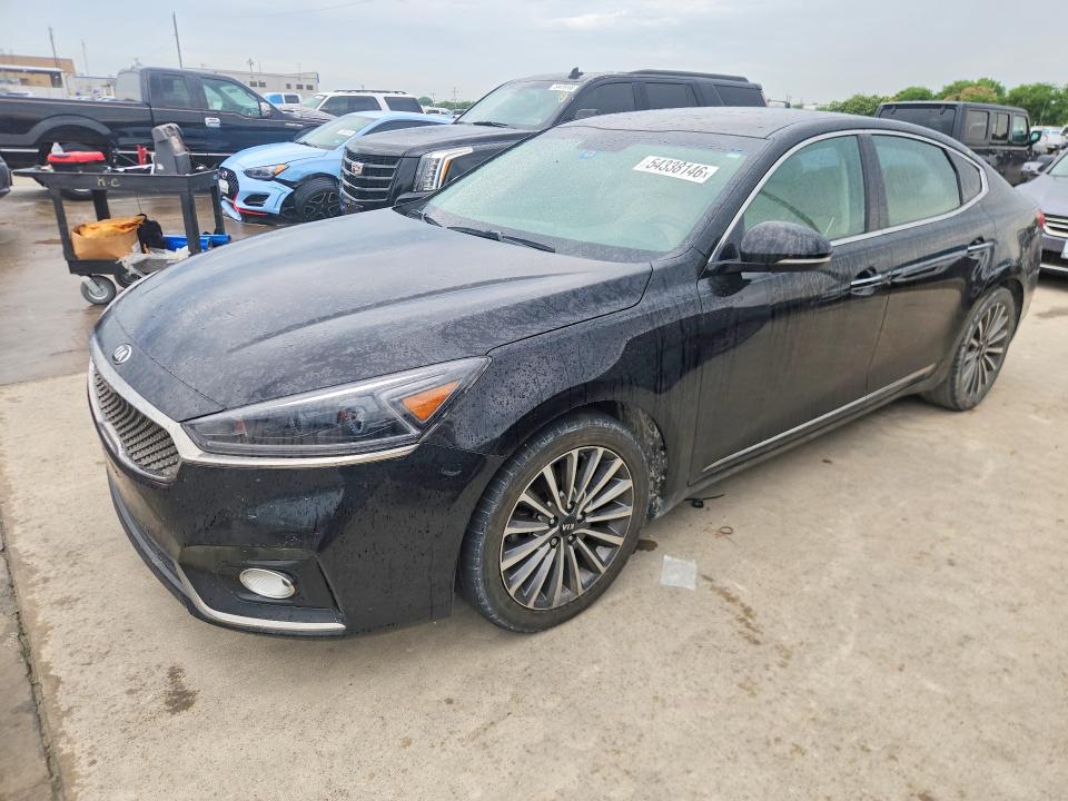 2018 Kia Cadenza VIN KNALB4J19J5120449 COPART salvage auction — HAIL, Tx - Certificate Of Title, sold $4,150 on 2026-07-30 (photo 1)
