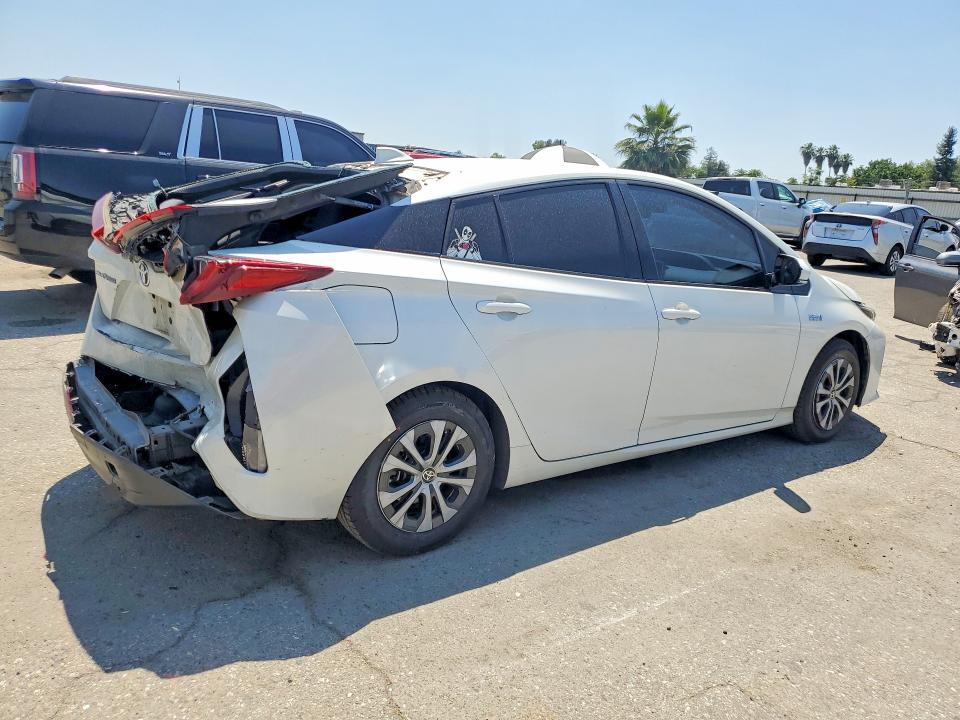 2020 Toyota Prius prime VIN JTDKARFP3L3132090 COPART salvage auction — REAR END, CA - SALVAGE CERTIFICATE, sold $5,400 on 2026-07-10 (photo 3)
