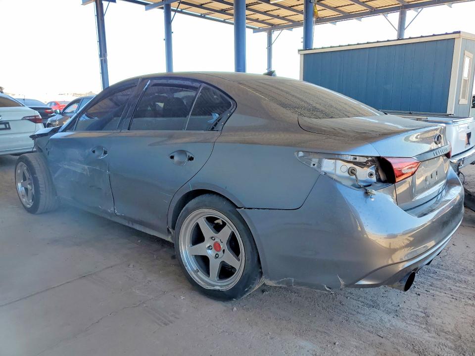 2018 Infiniti VIN JN1EV7AP2JM361688 COPART salvage auction — FRONT END, Az - Cert Of Title - Salvage, sold $3,050 on 2026-07-09 (photo 2)