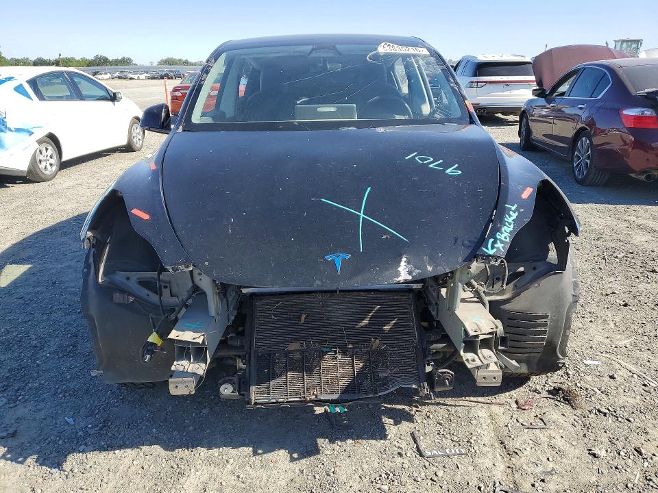 2020 Tesla Model y VIN 5YJYGDEE4LF044339 COPART salvage auction — FRONT END, Ca - Salvage Certificate, sold $6,200 on 2026-07-02 (photo 5)