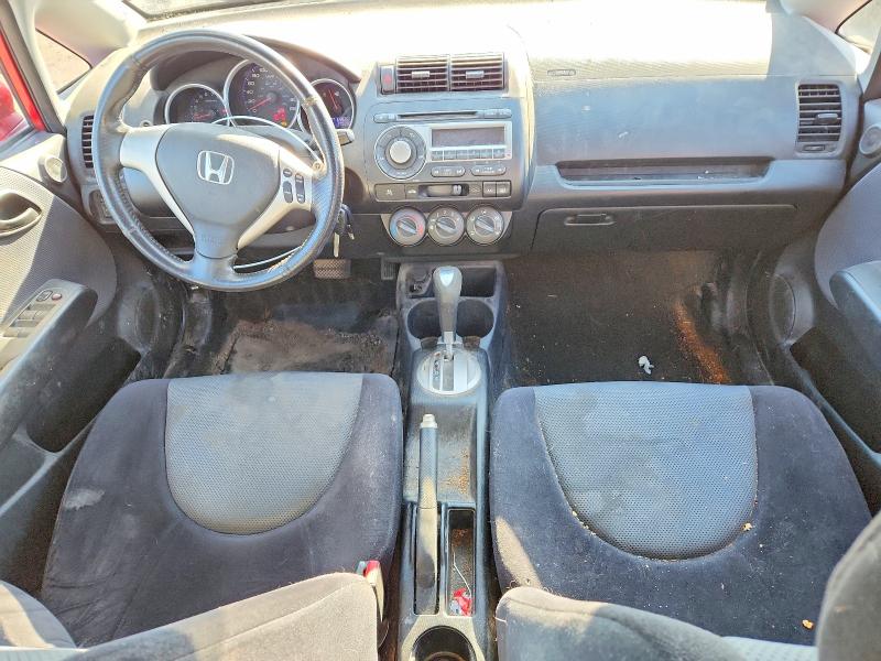 2007 Honda Fit VIN JHMGD38687S819235 COPART salvage auction — SIDE, On - Permit Rebuilt - Unfit, sold $375 on 2026-07-28 (photo 8)