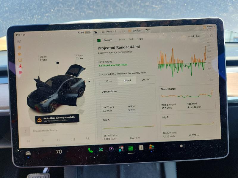 2024 Tesla Model y VIN 7SAYGDEE8RF166407 COPART salvage auction — SIDE, Ca - Salvage Certificate, sold $12,800 on 2026-07-14 (photo 9)