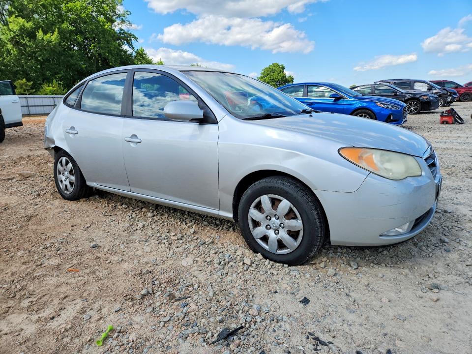 2007 Hyundai Elantra VIN KMHDU46D87U220184 COPART salvage auction — REAR END, Nc - Salvage Certificate Of Title, sold $300 on 2026-07-27 (photo 4)