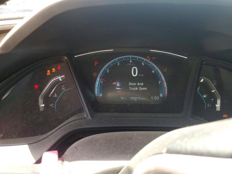 2020 Honda Civic VIN 19XFC2F60LE201112 COPART salvage auction — FRONT END, Ca - Salvage Certificate, sold $3,350 on 2026-07-10 (photo 9)