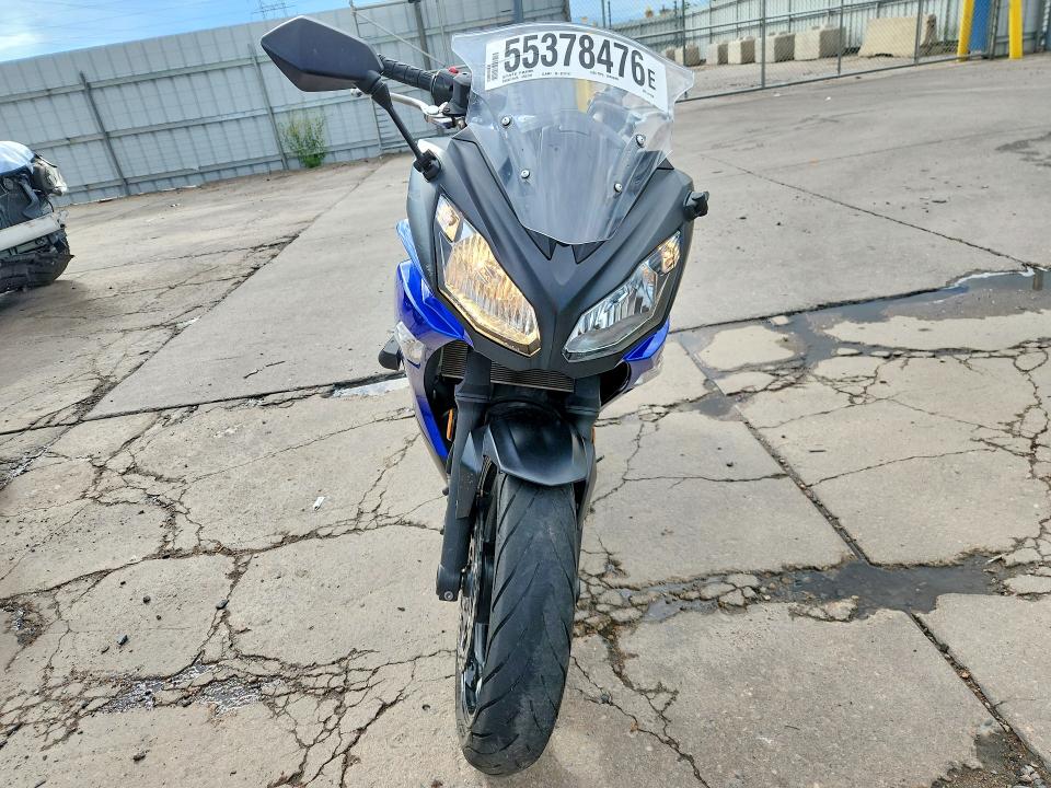2013 Kawasaki Ex650 VIN JKAEXEE12DDA11786 COPART salvage auction — FRONT END, Co - Public - Salvage Title, sold $875 on 2026-07-08 (photo 2)