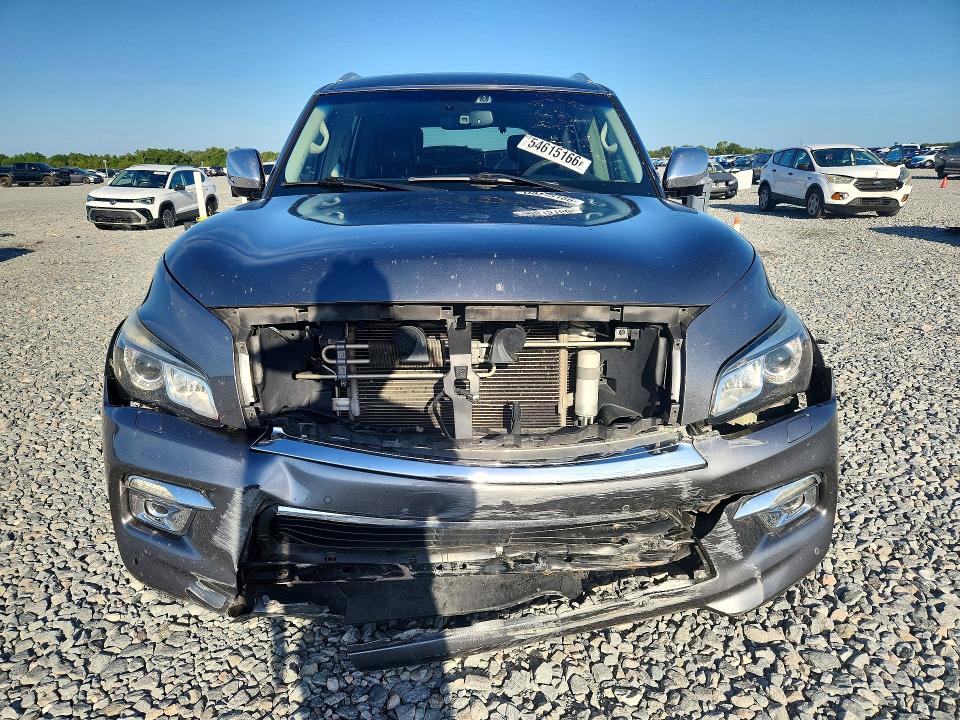 2016 Infiniti Qx80 VIN JN8AZ2NF1G9613113 COPART salvage auction — FRONT END, Fl - Cert Of Title Slvg Rebuildable, sold $2,600 on 2026-07-17 (photo 5)